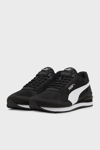 Puma ST Runner v4 Mesh Logolu Sneaker Unisex Ayakkabı 39966601 SİYAH-BEYAZ