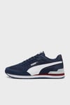 Puma ST Runner v4 Mesh Süet Detaylı Sneaker Unisex Ayakkabı 39966602 LACİVERT-BEYAZ