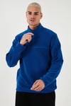 Regular Fit Anti-Pilling Tüylenme Yapmayan Soğuk Geçirmez 2'li Paket Erkek Polar 5896700S2 LACİVERT-SAKS