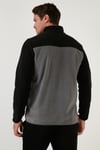Regular Fit Anti-Pilling Tüylenme Yapmayan Dik Yaka Kışlık Şardonlu Erkek Polar 5906016 SİYAH