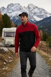 Regular Fit Anti-Pilling Tüylenme Yapmayan Dik Yaka Kışlık Şardonlu Erkek Polar 5906016 BORDO