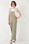Regular Fit Ayarlanabilir İp Askılı Bahçıvan Kadın Tulum 5865789 Olive