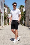 Regular Fit Bağlamalı Erkek Short 5908096 SİYAH