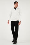 Regular Fit Belden Bağlamalı Düz Paça Jogger Erkek Pantolon 5908095 SİYAH