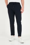 Regular Fit Belden Bağlamalı Düz Paça Erkek Pantolon CF26W6111111 LACİVERT