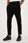 Regular Fit Belden Bağlamalı Düz Paça Jogger Erkek Pantolon 5908095 SİYAH