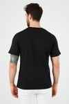 Regular Fit Bisiklet Yaka % 100 Pamuk Erkek T Shirt 56605-0076 SİYAH
