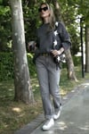 Regular Fit Bisiklet Yaka Basic Triko Kadın Kazak 4616213 ANTRASİT