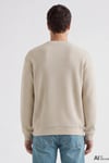 Regular Fit Bisiklet Yaka Dokulu Erkek Sweat 0S20173-70134 BEJ