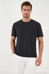 Regular Fit Bisiklet Yaka Erkek T Shirt 5902985 ANTRASİT