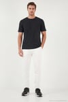 Regular Fit Bisiklet Yaka Erkek T Shirt 5902985 ANTRASİT