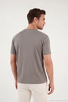 Regular Fit Bisiklet Yaka Erkek T Shirt 5902985 KAHVE