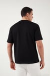 Regular Fit Bisiklet Yaka Erkek T Shirt 5904028 SİYAH