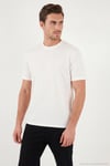 Regular Fit Bisiklet Yaka Erkek T Shirt 5902985 EKRU