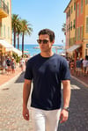 Regular Fit Bisiklet Yaka Erkek T Shirt 5904028 LACİVERT