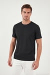 Regular Fit Bisiklet Yaka Erkek T Shirt 5902985 ANTRASİT