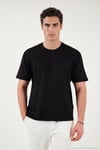 Regular Fit Bisiklet Yaka Erkek T Shirt 5904028 SİYAH