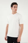 Regular Fit Bisiklet Yaka Erkek T Shirt 5904028 EKRU