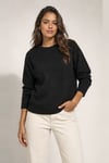 Regular Fit Bisiklet Yaka Kadın Kazak 26K0039K1 SİYAH