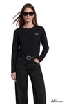 Regular Fit Bisiklet Yaka Kadın Sweat 1620079-900 SİYAH