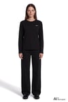 Regular Fit Bisiklet Yaka Kadın Sweat 1620079-900 SİYAH