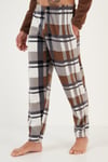 Regular Fit Bisiklet Yaka Kışlık Yumuşak Dokulu Polar Erkek Pijama Takımı 6096100 CAMEL