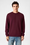 Regular Fit Bisiklet Yaka Örme Erkek Sweat BSW1205200000 142 BORDO