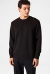 Regular Fit Bisiklet Yaka Örme Erkek Sweat BSW1205200000102 SİYAH
