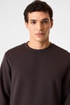 Regular Fit Bisiklet Yaka Örme Erkek Sweat BSW1205200000 113 KOYU KAHVE