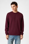 Regular Fit Bisiklet Yaka Örme Erkek Sweat BSW1205200000 142 BORDO