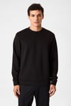 Regular Fit Bisiklet Yaka Örme Erkek Sweat BSW1205200000102 SİYAH