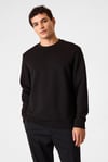 Regular Fit Bisiklet Yaka Örme Erkek Sweat BSW1205200000102 SİYAH