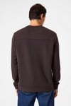 Regular Fit Bisiklet Yaka Örme Erkek Sweat BSW1205200000 113 KOYU KAHVE