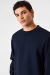 Regular Fit Bisiklet Yaka Örme Erkek Sweat BSW1205200000 119 LACİVERT