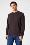 Regular Fit Bisiklet Yaka Örme Erkek Sweat BSW1205200000 113 KOYU KAHVE