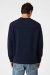 Regular Fit Bisiklet Yaka Örme Erkek Sweat BSW1205200000 119 LACİVERT