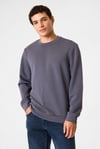 Regular Fit Bisiklet Yaka Örme Erkek Sweat BSW1205200000 105 GRİ