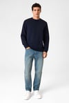 Regular Fit Bisiklet Yaka Örme Erkek Sweat BSW1205200000 119 LACİVERT