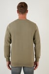 Regular Fit Bisiklet Yaka Pamuklu Erkek Sweat 5905337 HAKİ
