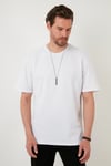 Regular Fit Bisiklet Yaka Pamuklu Erkek T Shirt 5902363 BEYAZ