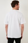 Regular Fit Bisiklet Yaka Pamuklu Erkek T Shirt 5902363 BEYAZ