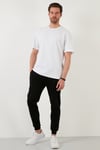 Regular Fit Bisiklet Yaka Pamuklu Erkek T Shirt 5902363 BEYAZ