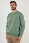 Regular Fit Bisiklet Yaka Pamuklu İçi Tüylü Yumuşak Şardonlu Erkek Sweat 5905255 Elma