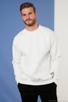 Regular Fit Bisiklet Yaka Şardonlu 2'li Paket Erkek Sweat 5905255S2 Açık Gri-Ekru