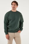 Regular Fit Bisiklet Yaka Şardonlu 2'li Paket Erkek Sweat 5905255S2 Nefti-Nefti
