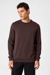 Regular Fit Bisiklet Yaka Triko Erkek Kazak BTR4005200000 113 KOYU KAHVE