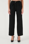 Regular Fit Bol Paça Yelekli Kadın Takım 67045162S4 SİYAH