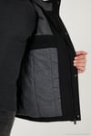 Regular Fit Çıkarılabilir Kapüşonlu Astarlı Erkek Mont 497HECTOR SİYAH