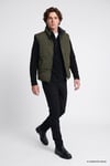 Regular Fit ÇıtÇıtlı Dik Yaka Erkek Yelek LD507064 001 SİYAH
