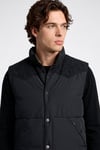 Regular Fit ÇıtÇıtlı Dik Yaka Erkek Yelek LD507064 001 SİYAH